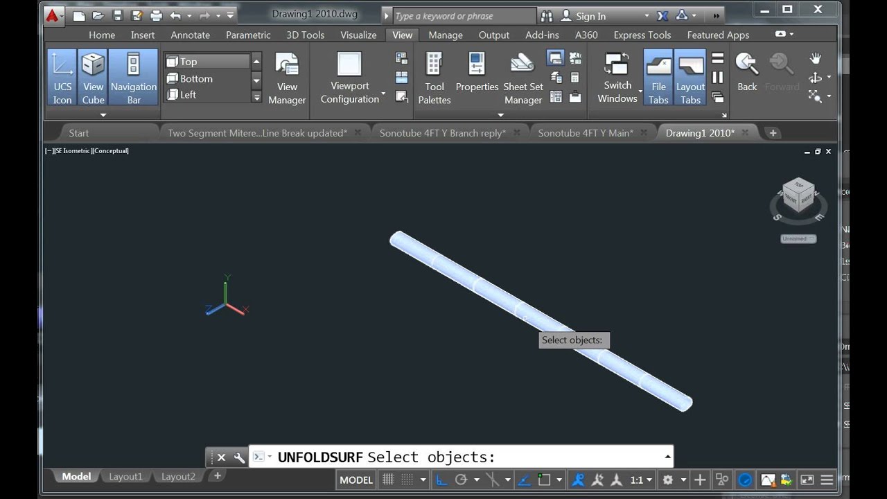 Unfold surface for autocad download